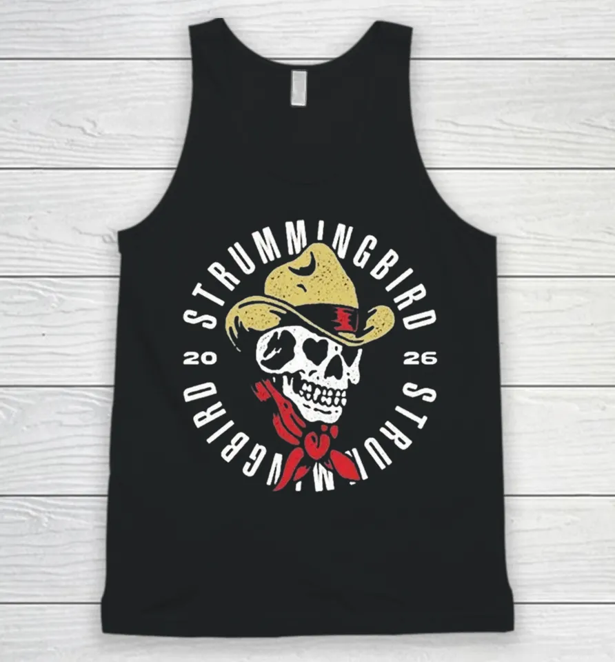Strummingbird Festival In Australia On 10 17 And 18 October 2026 Skull Cowboy Tank Top