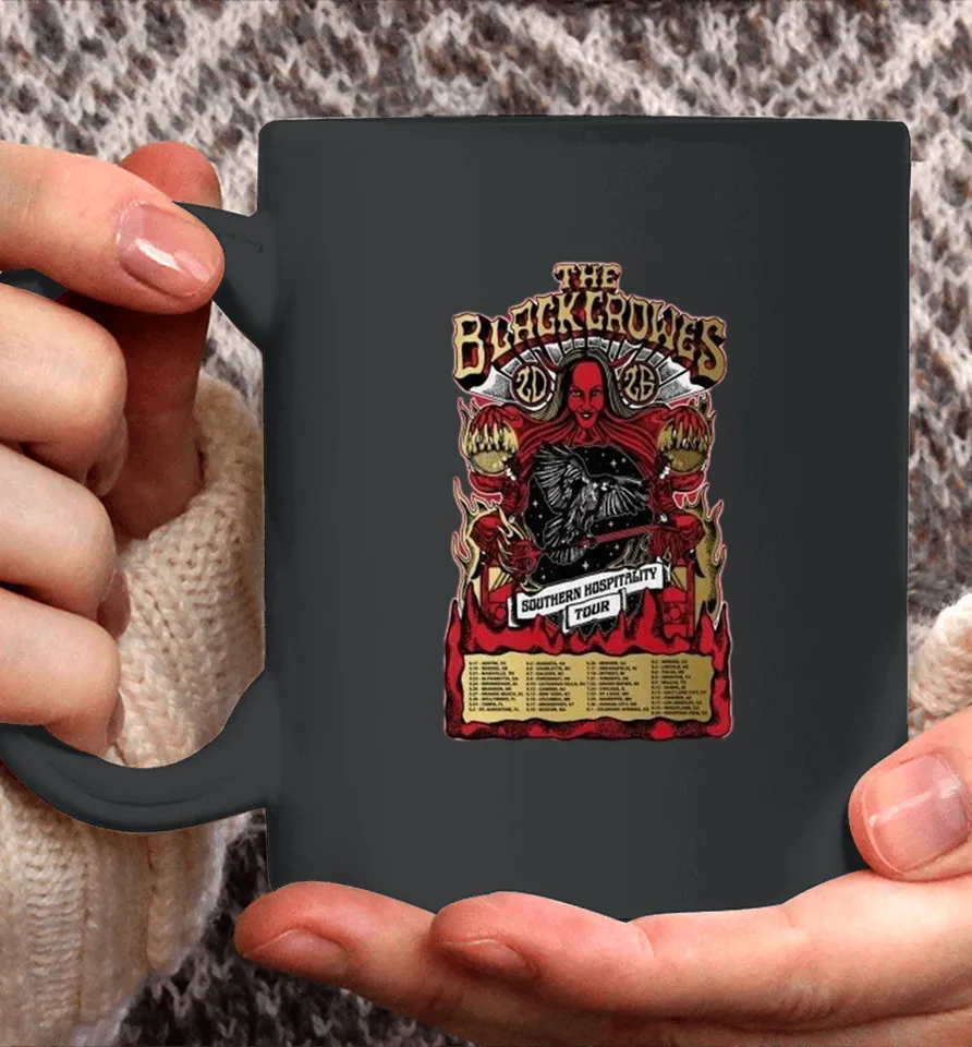 The Black Crowes Southern Hospitality Tour 2026 Dates Coffee Mug