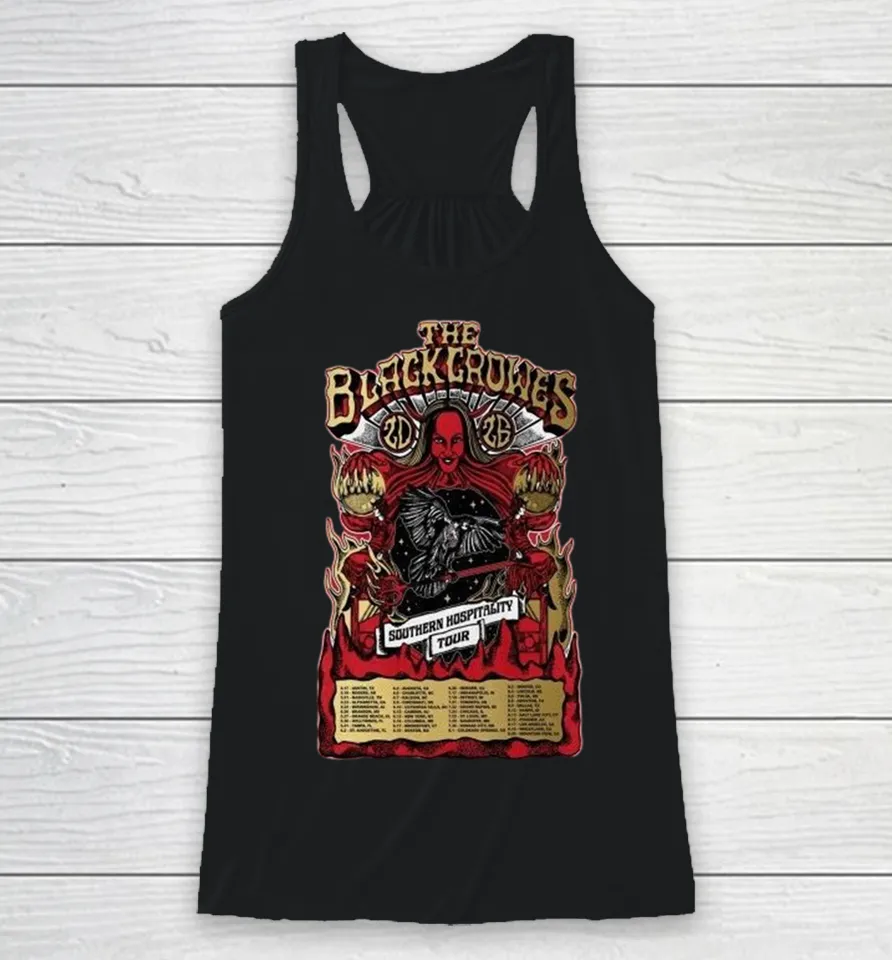The Black Crowes Southern Hospitality Tour 2026 Dates Racerback Tank