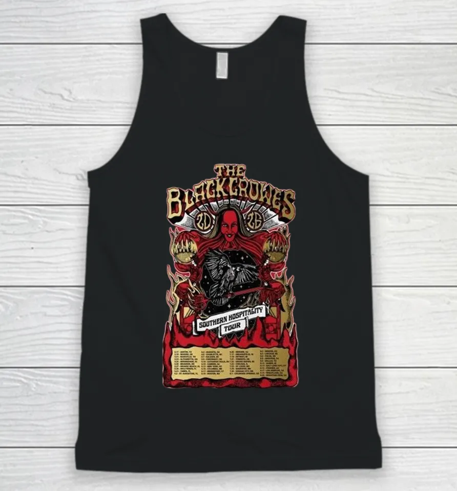 The Black Crowes Southern Hospitality Tour 2026 Dates Tank Top