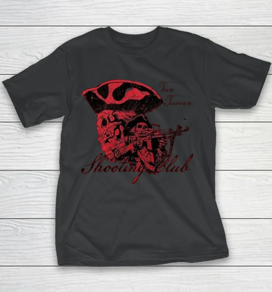 Tun Tavern Shooting Club Skull Youth T Shirt