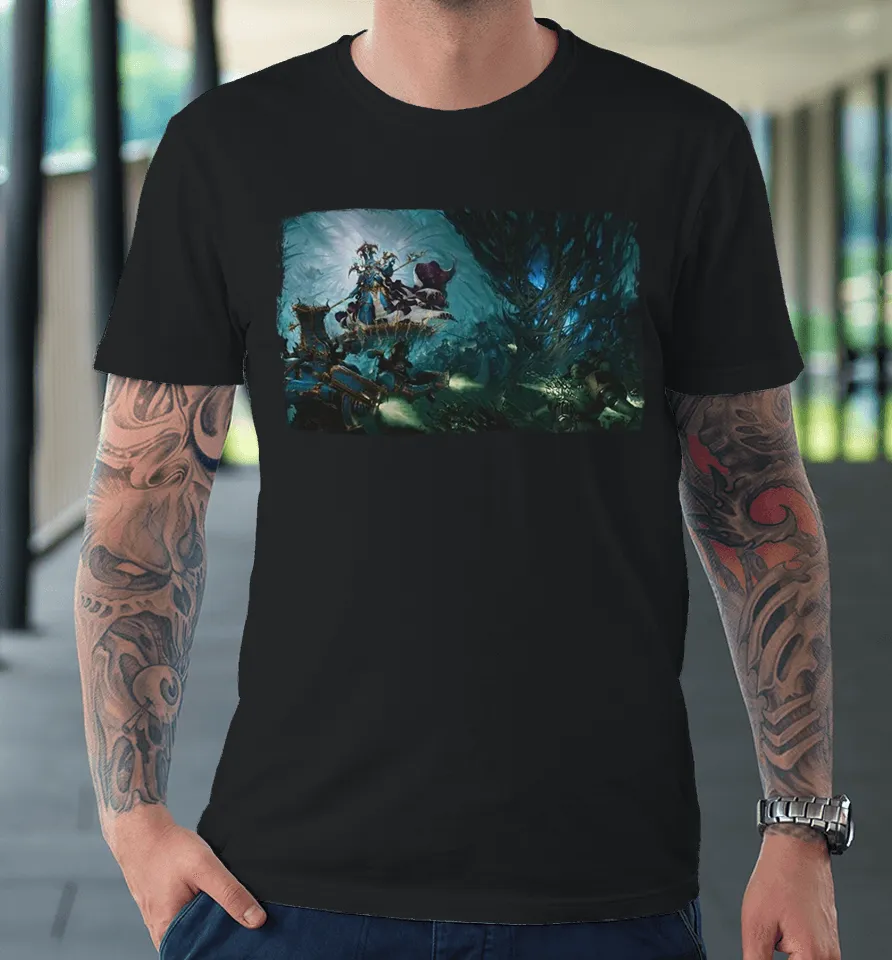 Warhammer 40,000 Thousand Sons Landscape Premium T Shirt