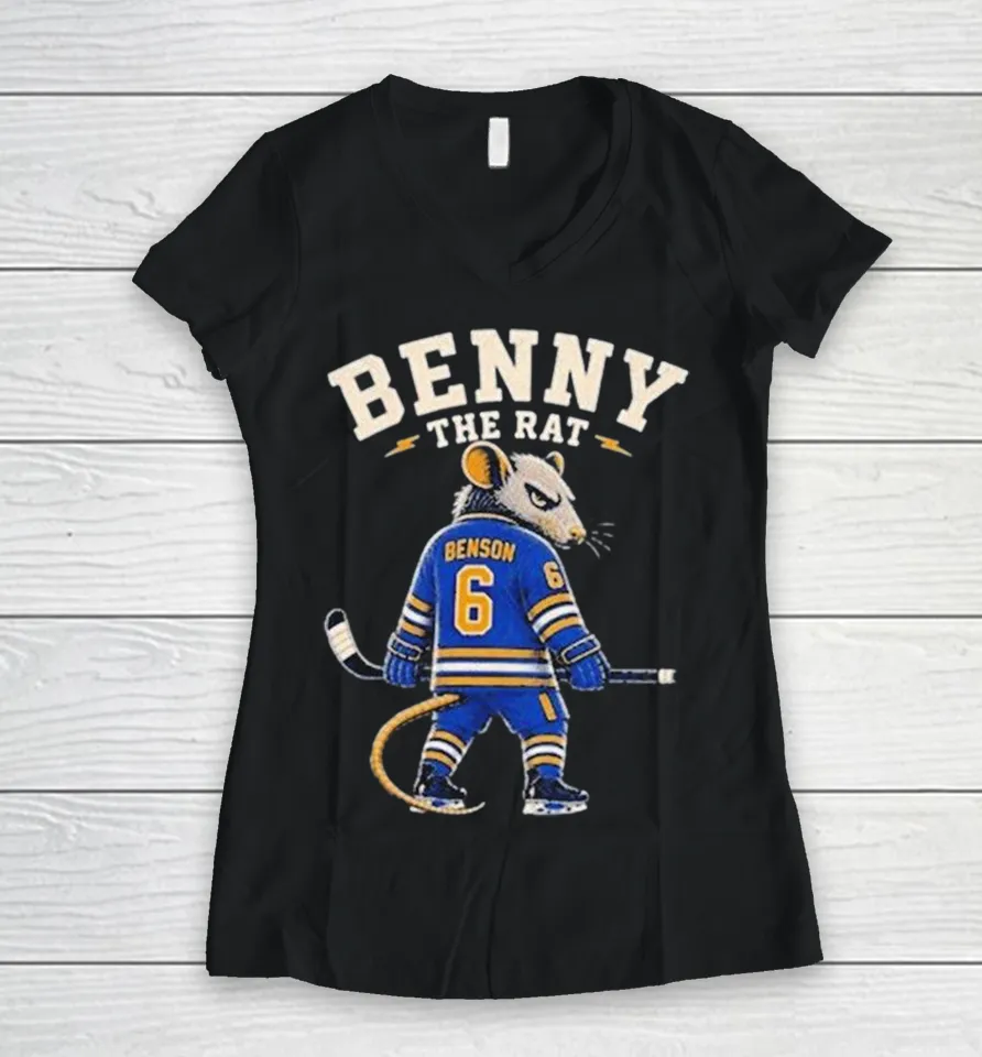 Zach Benson Benny The Rat Women V-Neck T Shirt